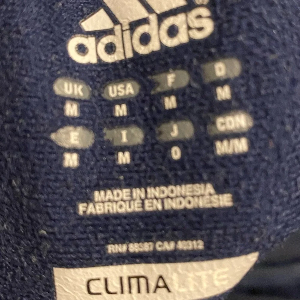 Adidas Climalite Navy Blue Athletic Track Pants Medium - Picture 6 of 7